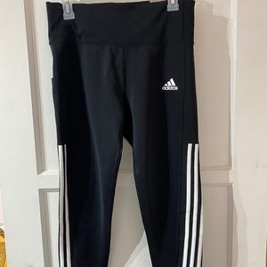 Adidas Aeroready Leggings, Black, Size L, NWT
